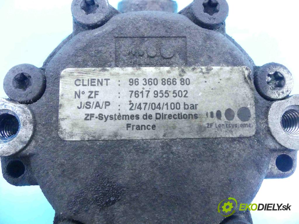 Citroen C5 I 2001-2008 2.2 hdi 133 HP automatic 98 kW 2179 cm3 5- čerpadlo posilovač 9636086680 (Servočerpadlá, pumpy riadenia)