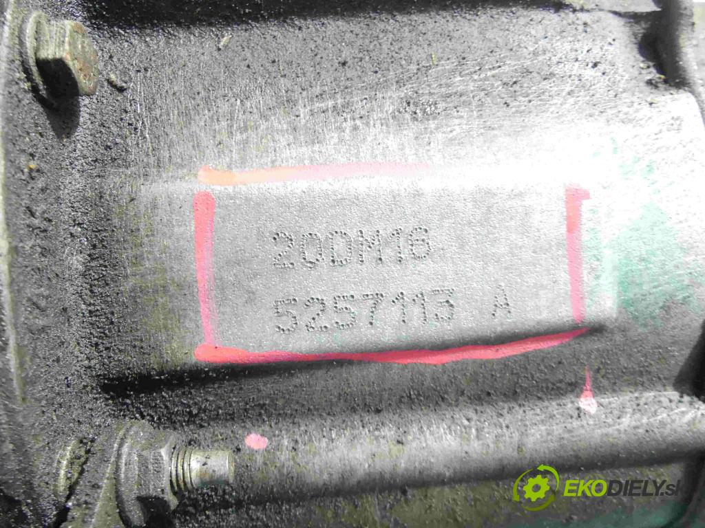 Peugeot 206 2.0b 136 HP manual 100 kW 1997 cm3 2- prevodovka stupeň,rýchlosť manual 20DM16