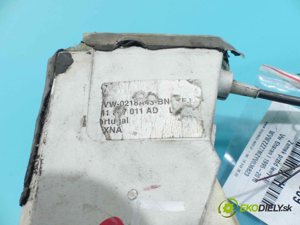 Vw Sharan I 1995-2010 1.9 TDI 110 hp manual 81 kW 1896 cm3 5- zámek přední levý 93BG220A20DD