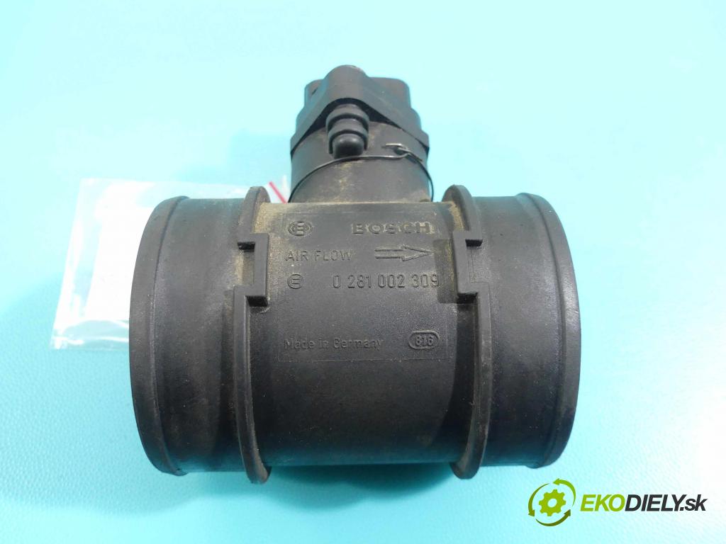 Alfa romeo 147 1.6 16v 105 HP manual 77 kW 1598 cm3 5- průtokoměr: 0281002309 (Váhy vzduchu)