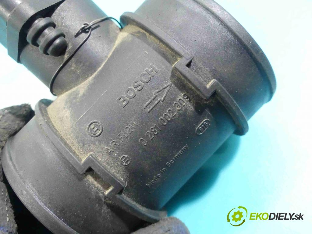 Alfa romeo 147 1.6 16v 105 HP manual 77 kW 1598 cm3 5- průtokoměr: 0281002309 (Váhy vzduchu)