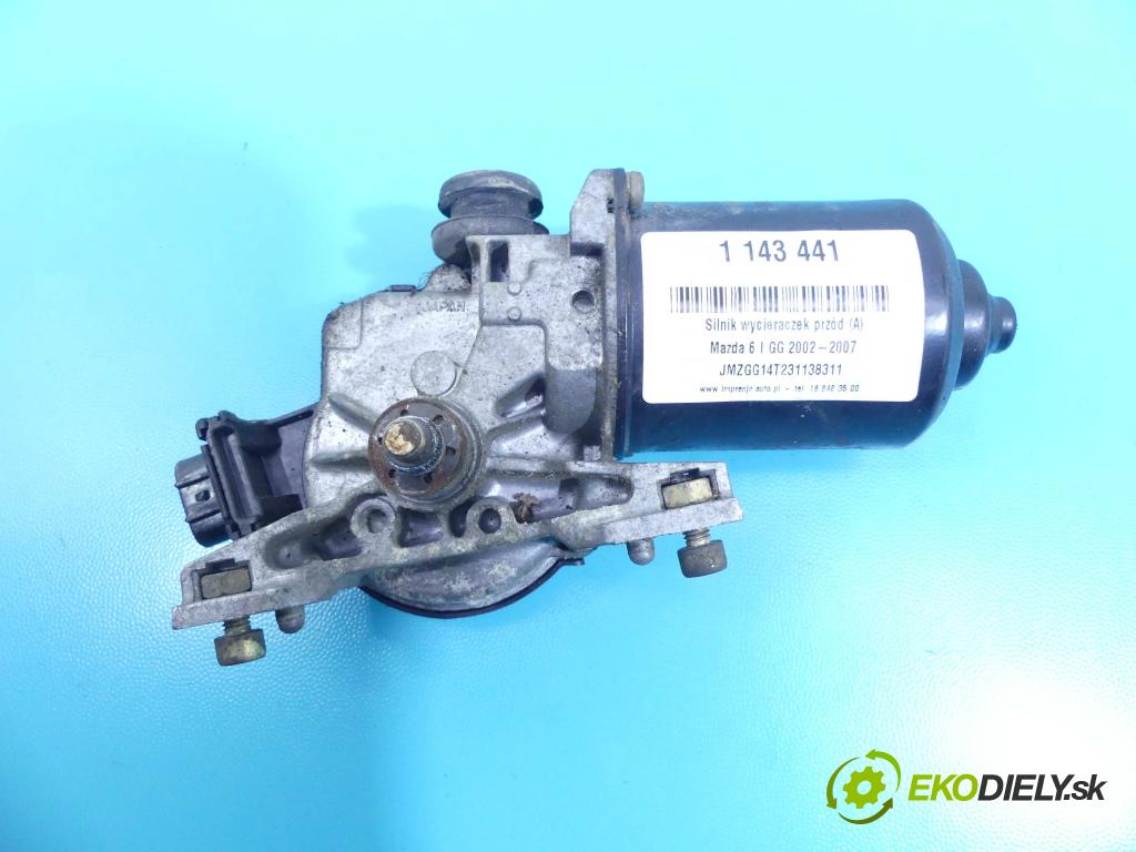 Mazda 6 I GG 2002-2007 2.0 citd 136 HP manual 100 kW 1998 cm3 5- motor stieračov predné 849200-2390