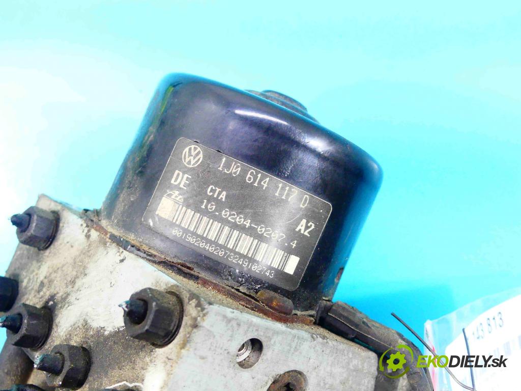 Vw Bora 1.9 tdi 90 HP manual 66 kW 1896 cm3 4- čerpadlo abs 1J0614117D (Pumpy ABS)
