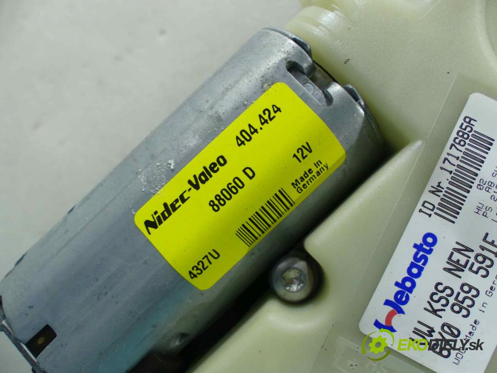 Skoda Octavia II 2004-2013 2.0 TDI RS 170 HP manual 125 kW 1968 cm3 5- Střešní okno: 6X0959591E (Sklá karosérie)