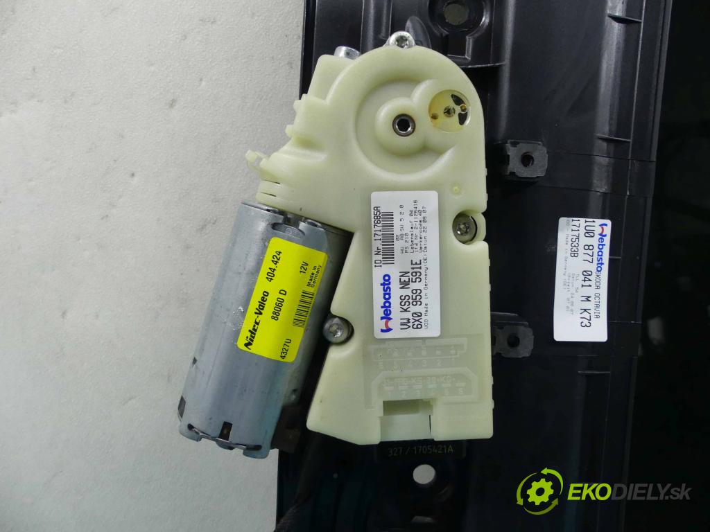 Skoda Octavia II 2004-2013 2.0 TDI RS 170 HP manual 125 kW 1968 cm3 5- Střešní okno: 6X0959591E (Sklá karosérie)