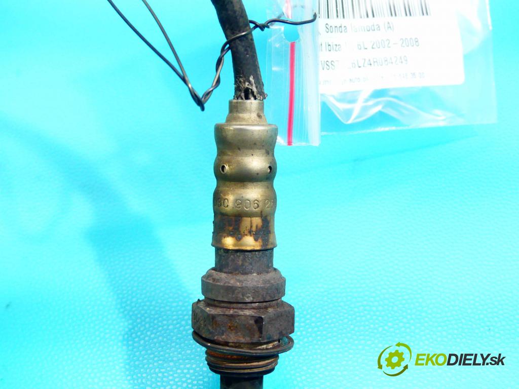 Seat Ibiza III 6L 2002-2008 1.2 12V 64 HP manual 47 kW 1198 cm3 5- Sonda lambda 03C906262 (Lambda sondy)