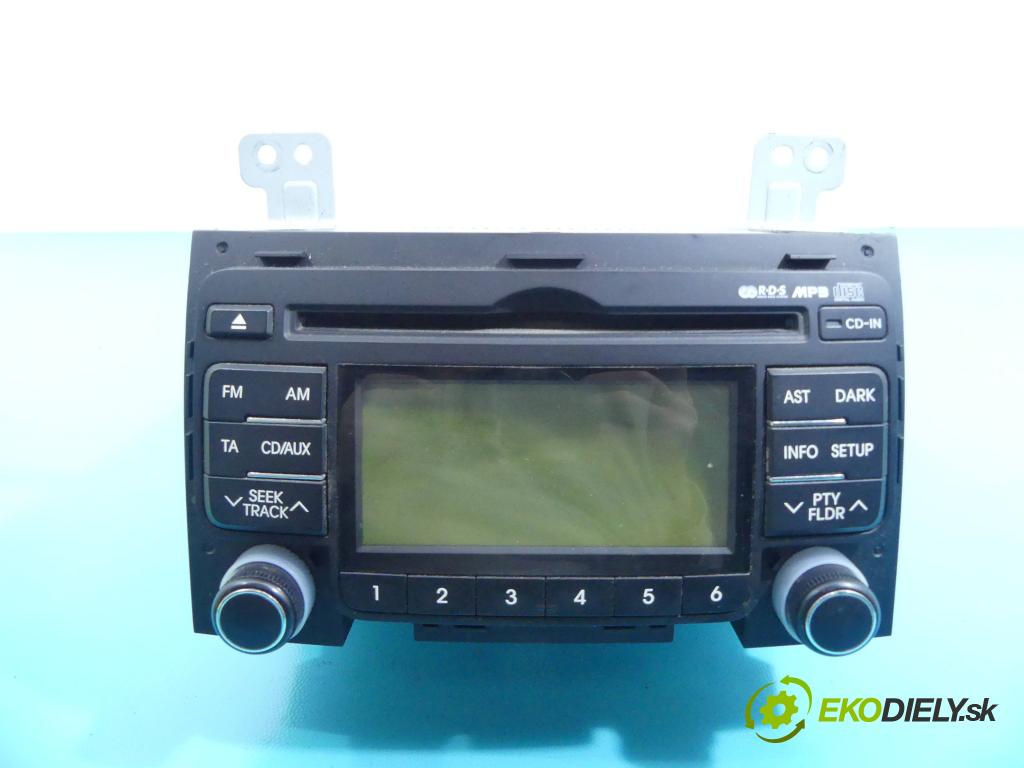 Hyundai I30 I 2007-2012 1.4 16v 109 HP manual 80 kW 1396 cm3 5- Radio továreň: 96160-2L200