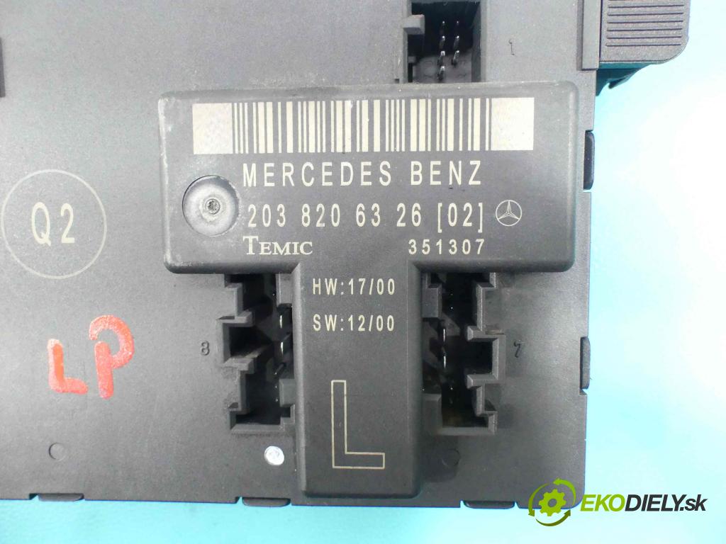 Mercedes C W203 2000-2007 2.0 16V 129 HP manual 95 kW 1998 cm3 3- modul riadiaca jednotka 2038206326 (Ostatné)