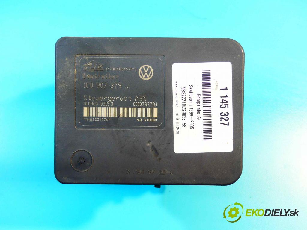 Seat Leon I 1999-2005 1.9 tdi 90 HP manual 66 kW 1896 cm3 5- čerpadlo abs 1J0614117F (Pumpy ABS)