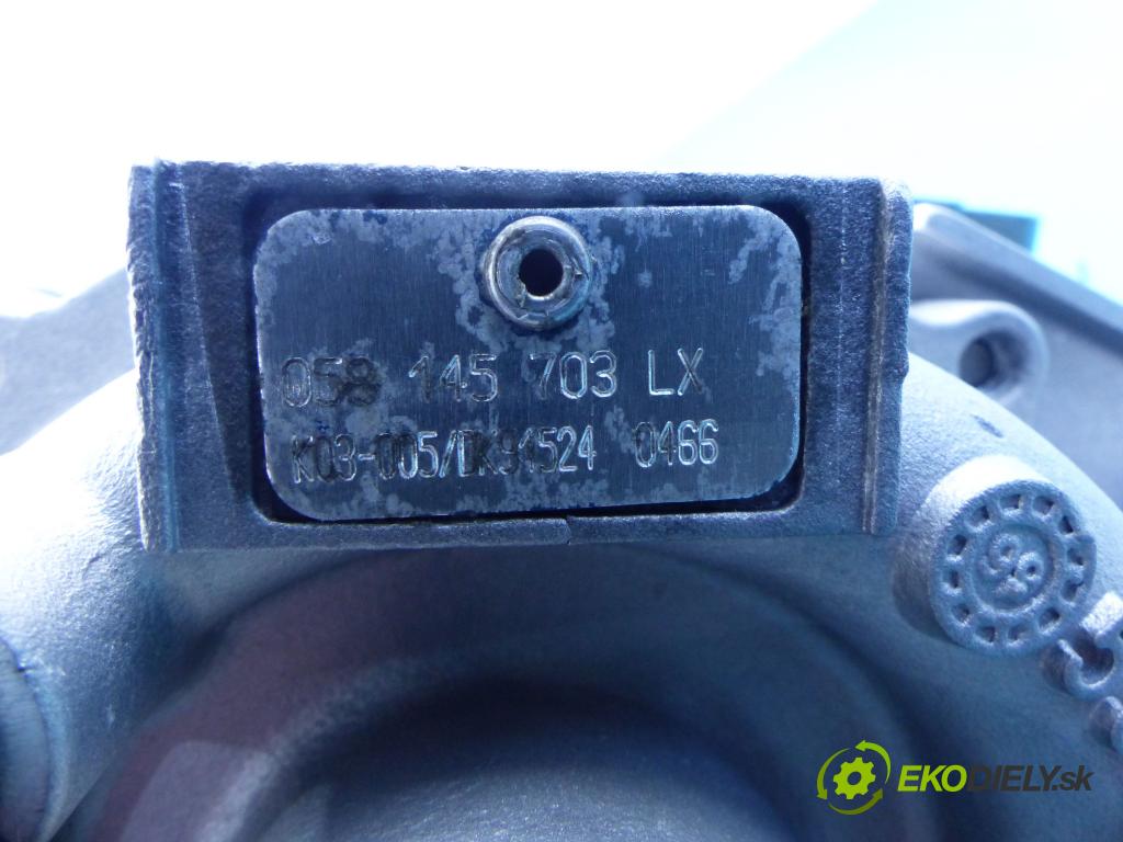 Audi A4 B5 1994-2001 1.8 T 150 HP manual 110 kW 1781 cm3 4- turbodúchadlo, turbo K03-005 (Turbodúchadlá (kompletné))