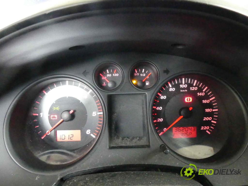 Seat Cordoba II 6L 2002-2008 1.9 tdi 101 HP manual 74 kW 1896 cm3 4- prístrojovka/ budíky W06L0920820J (Prístrojové dosky, displeje)