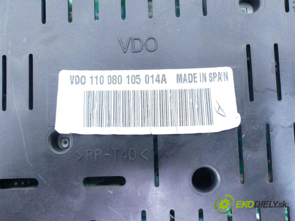 Seat Cordoba II 6L 2002-2008 1.9 tdi 101 HP manual 74 kW 1896 cm3 4- prístrojovka/ budíky W06L0920820J (Prístrojové dosky, displeje)