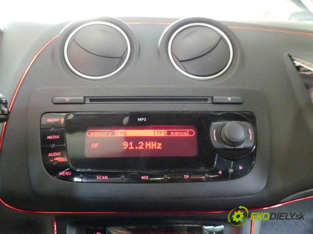 Seat Ibiza IV 6J 2008-2017 1.6 16V 105 HP manual 77 kW 1598 cm3 5- Radio továreň: 6J0035153B