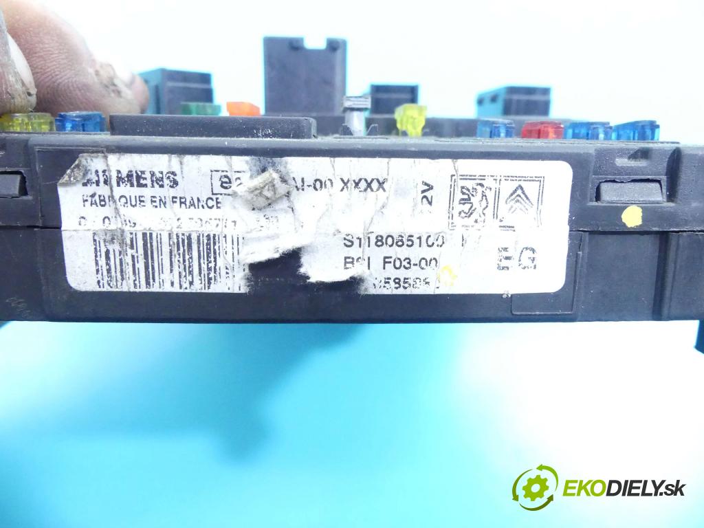 Citroen C3 2002-2009 1.1 60 HP manual 44 kW 1124 cm3 5- modul riadiaca jednotka S118085100 (Ostatné)