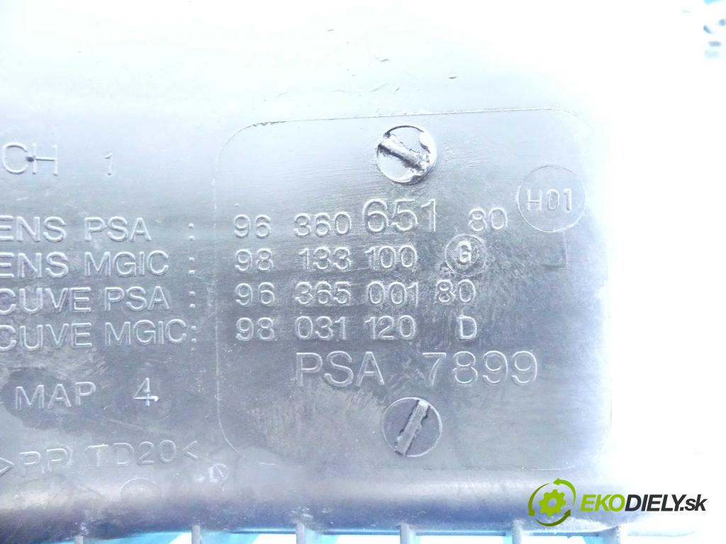 Citroen C5 I 2001-2008 2.0 16v 135 HP manual 99 kW 1997 cm3 5- obal filtra vzduchu 9636065180 (Obaly filtrov vzduchu)