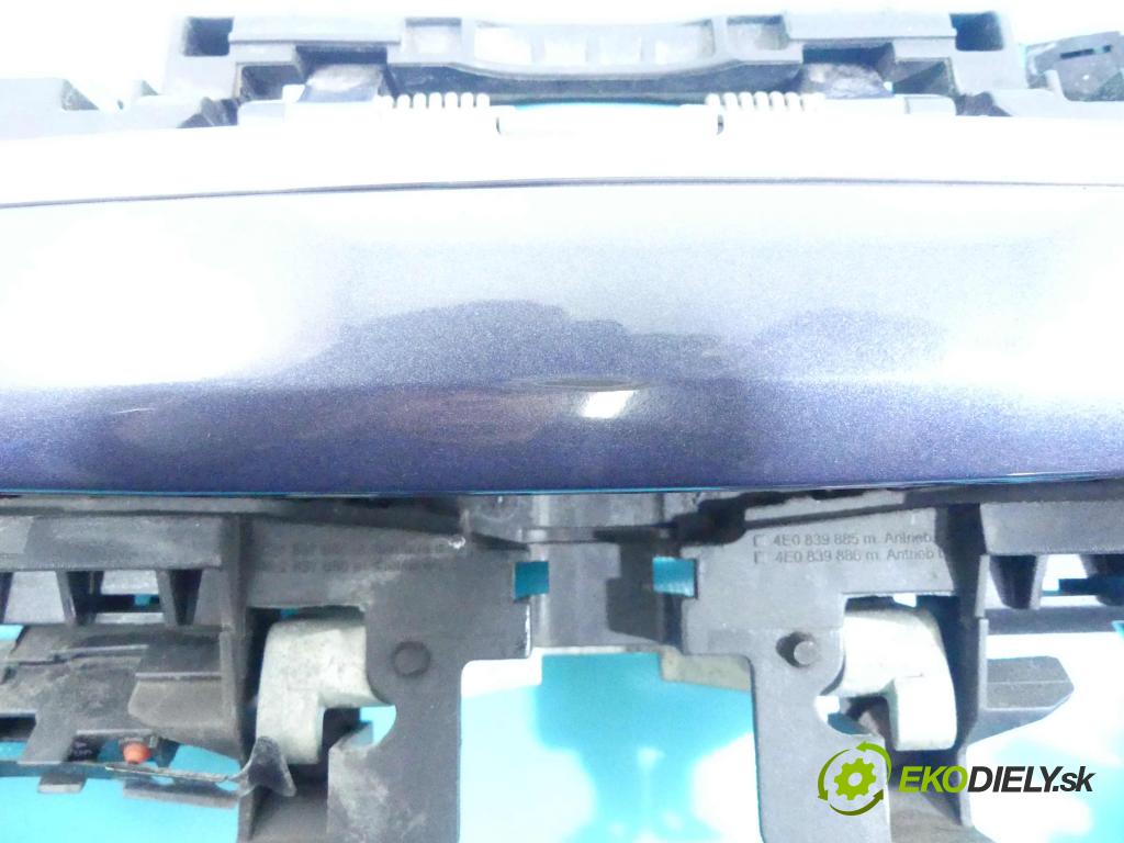 Audi A8 D3 2002-2009 4,2.0 TDI 326KM automatic 240 kW 4134 cm3 4- rukoväť predné ľavé mimo: 4E1837885 (Vonkajšie predné ľavé)