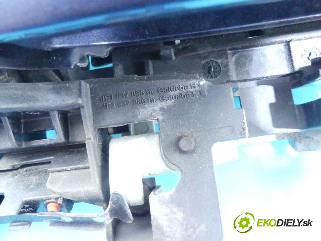 Audi A8 D3 2002-2009 4,2.0 TDI 326KM automatic 240 kW 4134 cm3 4- rukoväť predné ľavé mimo: 4E1837885 (Vonkajšie predné ľavé)