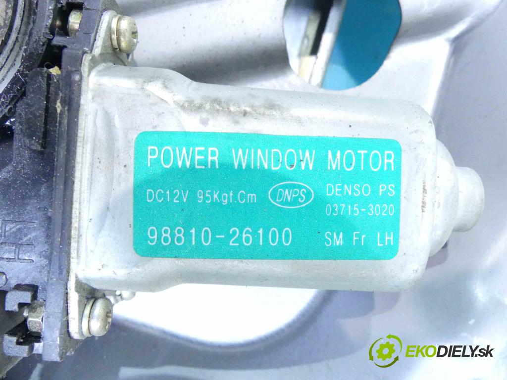 Hyundai Santa Fe 2000-2006 2.0 crdi 113 HP manual 83 kW 1991 cm3 5- mechanizmus okná predné ľavý 98810-26100