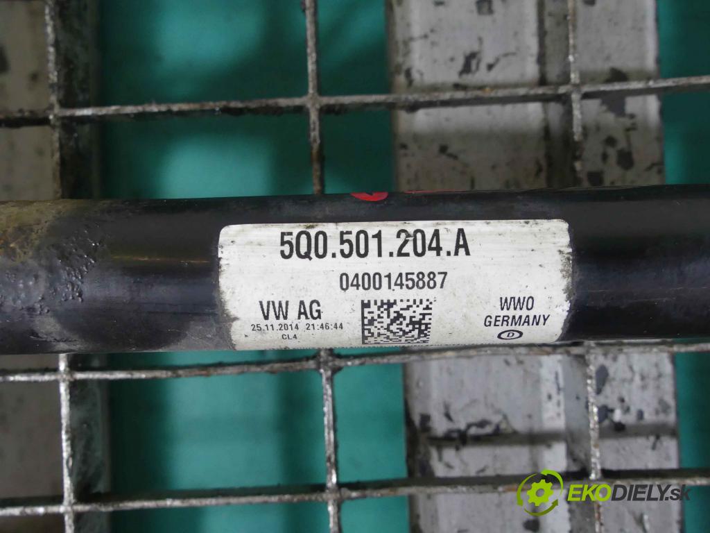 Seat Leon III 2012-2020 2.0 tdi 184hp automatic 135 kW 1968 cm3 5- poloos pravé 5Q0501204A (Poloosy)