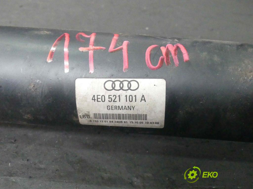 Audi A8 D3 2002-2009 4,2.0 TDI 326KM automatic 240 kW 4134 cm3 4- Hřídel: jízda: 4E0521101A (Kardaňové hriadele)