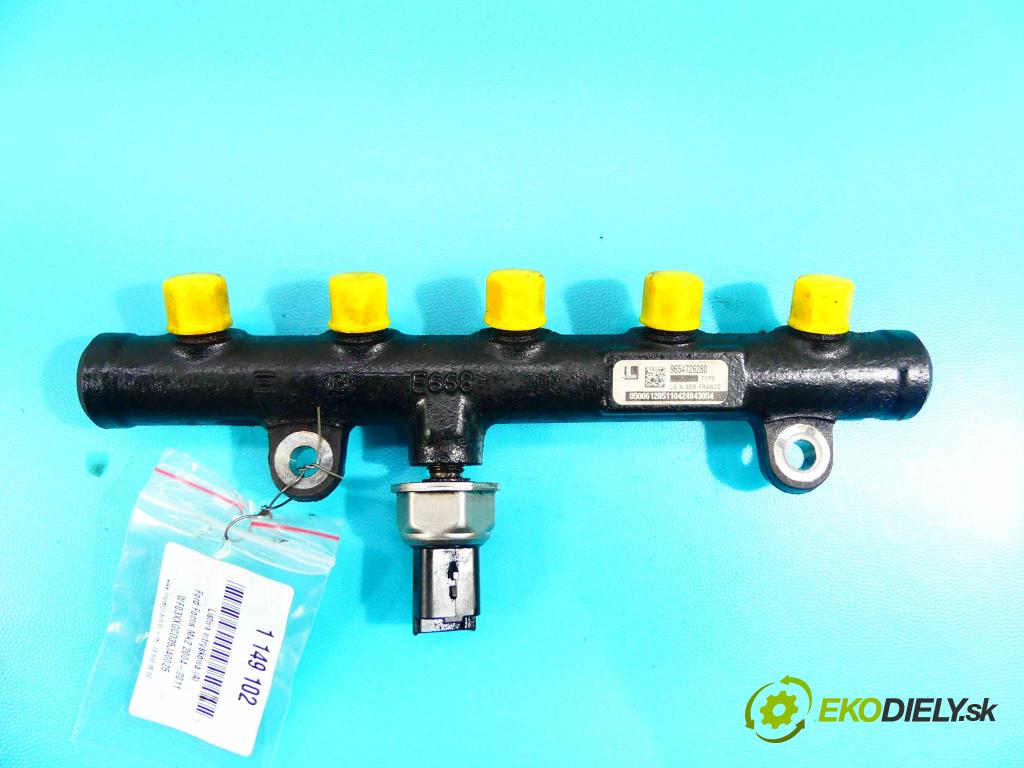 Ford Focus Mk2 2004-2011 2.0 tdci 136 HP manual 100 kW 1997 cm3 3- lišta vstrekovacia 9654726280 (Vstrekovacie lišty)