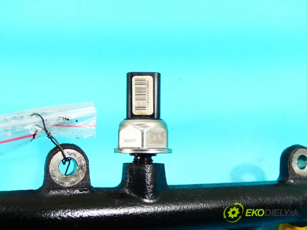 Ford Focus Mk2 2004-2011 2.0 tdci 136 HP manual 100 kW 1997 cm3 3- lišta vstrekovacia 9654726280 (Vstrekovacie lišty)