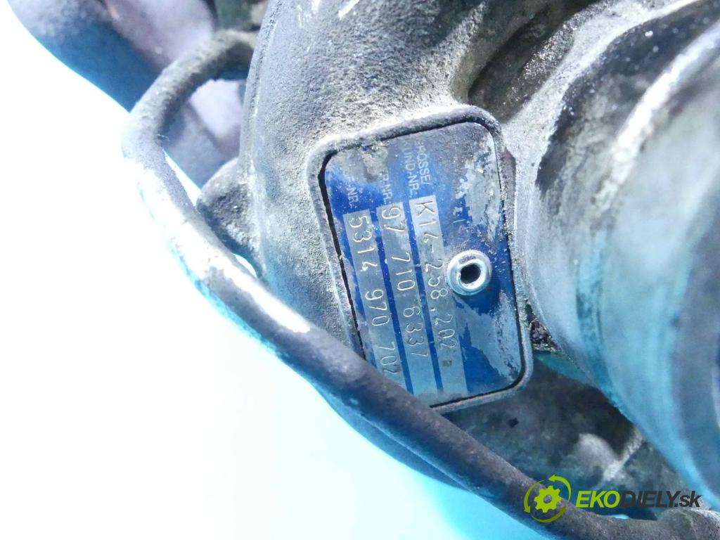 Peugeot 406 1.9 TD 90 HP manual 66 kW 1905 cm3 4- turbodúchadlo, turbo 5314970702 (Turbodúchadlá (kompletné))