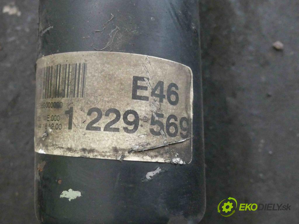 Bmw 3 E46 1998-2007 2.0d 136 HP manual 100 kW 1951 cm3 4- Hřídel: jízda: 1229569 (Kardaňové hriadele)