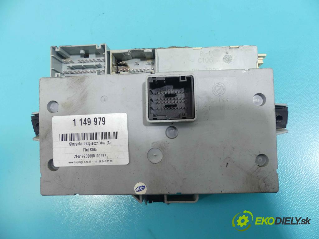 Fiat Stilo 1.9 jtd 116 HP manual 85 kW 1910 cm3 3- skrinka poistka  (Poistkové skrinky)