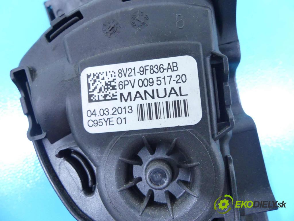 Ford Fiesta Mk7 2008-2017 1.6 tdci 95 HP manual 70 kW 1560 cm3 5- pedále 6PV009517-20 (Pedále)