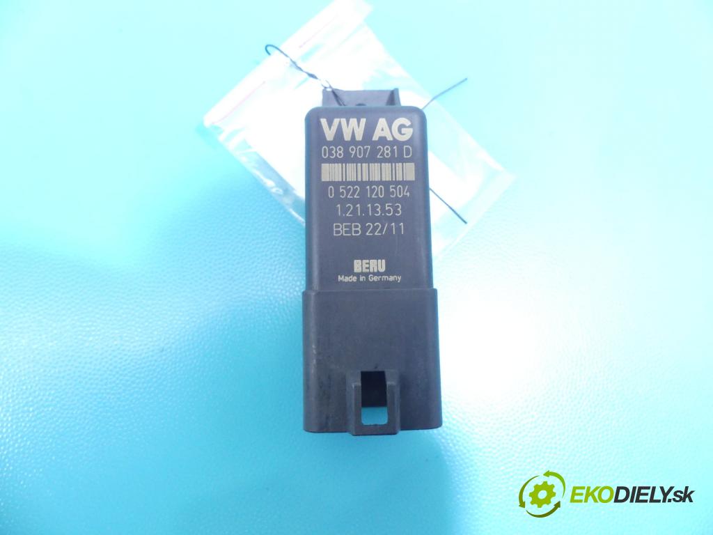 Vw Scirocco II 2008-2017 2.0 tdi 140 HP manual 103 kW 1968 cm3 3- Relé: 038907281D (Relé)