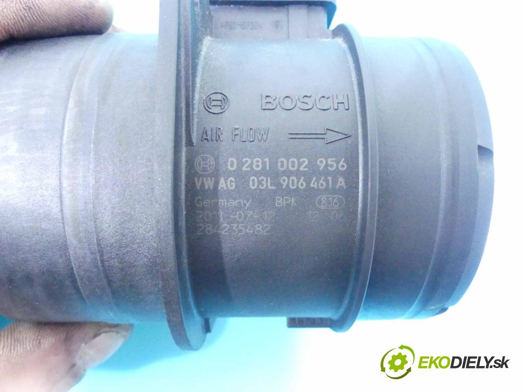 Vw Scirocco II 2008-2017 2.0 tdi 140 HP manual 103 kW 1968 cm3 3- průtokoměr: 0281002956 (Váhy vzduchu)