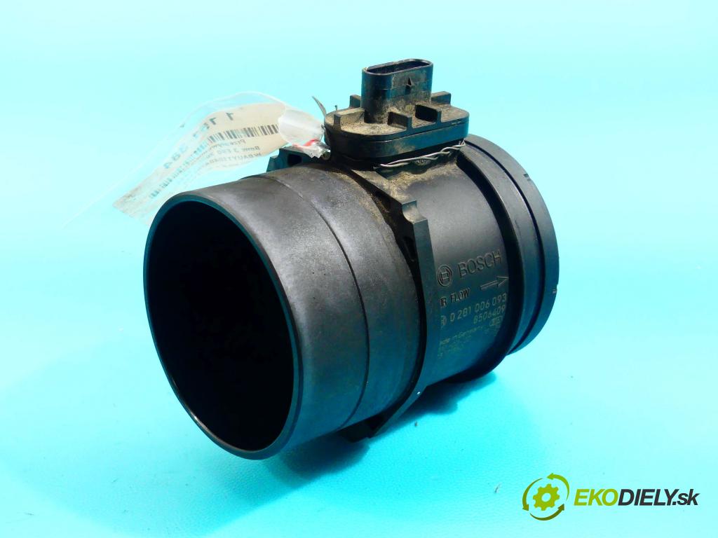 Bmw 3 E90 2005-2013 2.0d 184hp automatic 135 kW 1995 cm3 5- průtokoměr: 0281006093 (Váhy vzduchu)