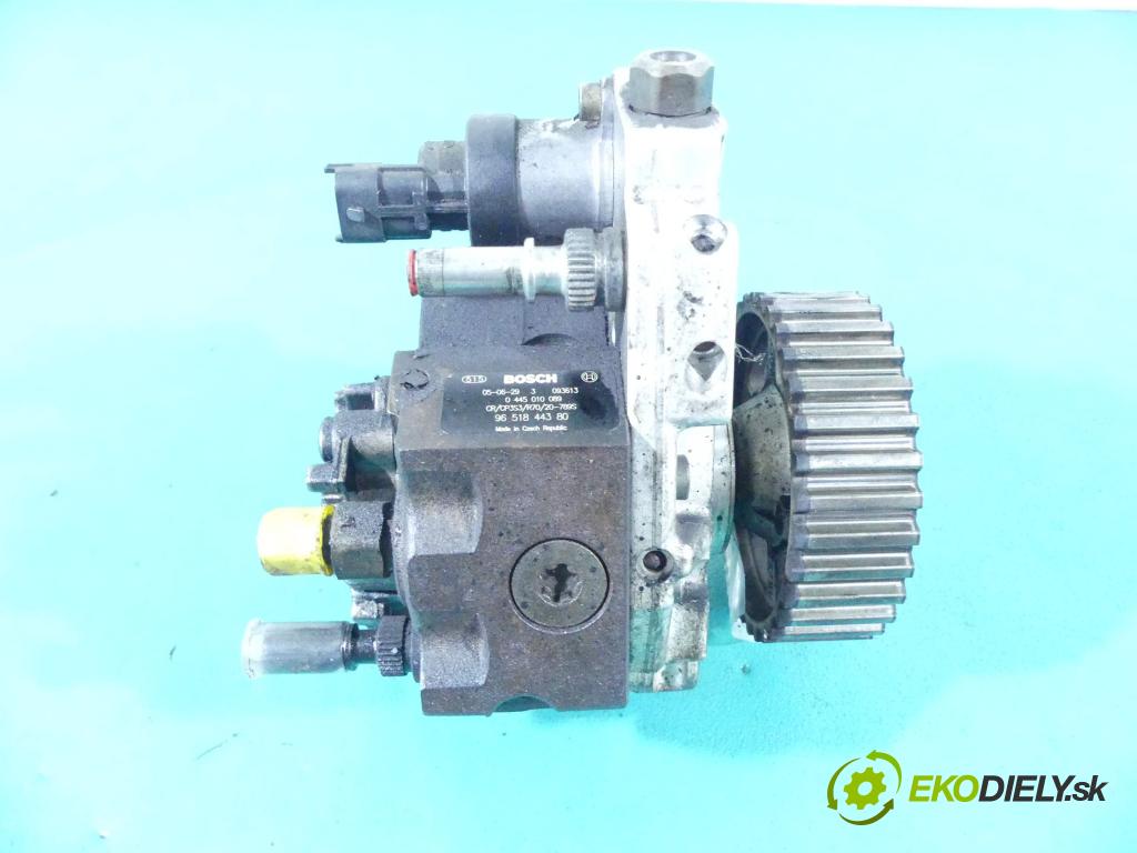 Mazda 3 I BK 2003-2009 1.6 citd 109 HP manual 80 kW 1560 cm3 5- čerpadlo vstrekovacia 0445010089 (Vstrekovacie čerpadlá)