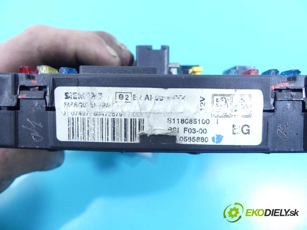 Citroen C3 2002-2009 1.1b 60 HP manual 44 kW 1124 cm3 5- modul riadiaca jednotka S118085100 (Ostatné)
