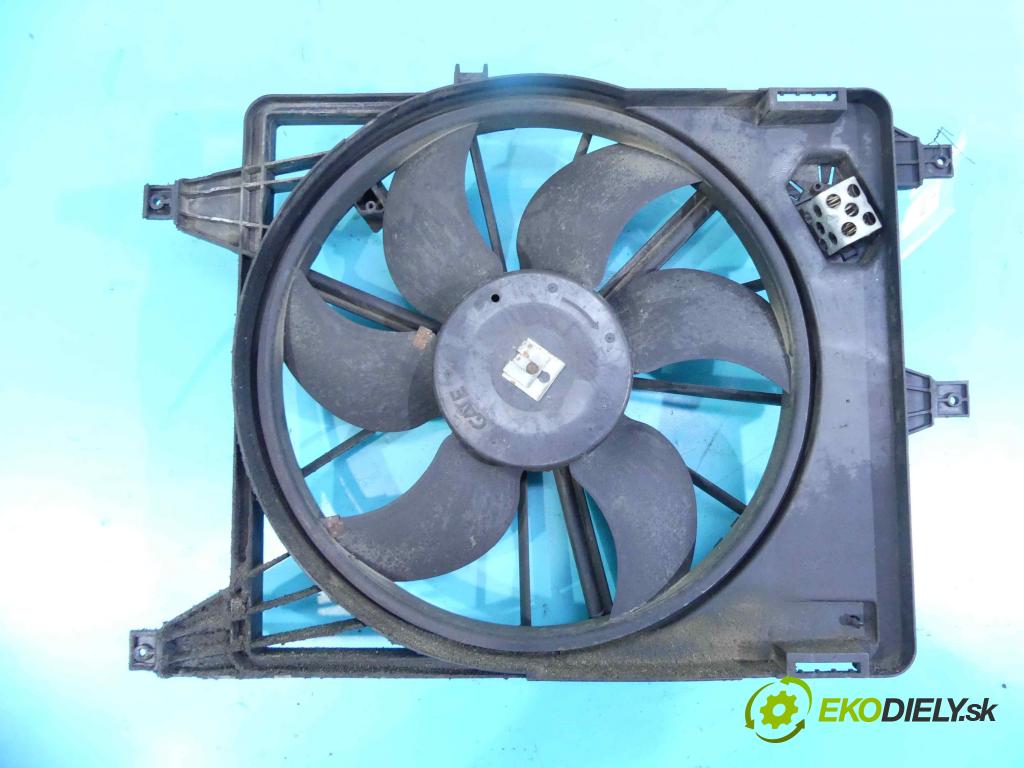 Dacia Logan I 2005-2014 1.6 87 HP manual 64 kW 1598 cm3 4- Ventilátor chladiča 8200293391D