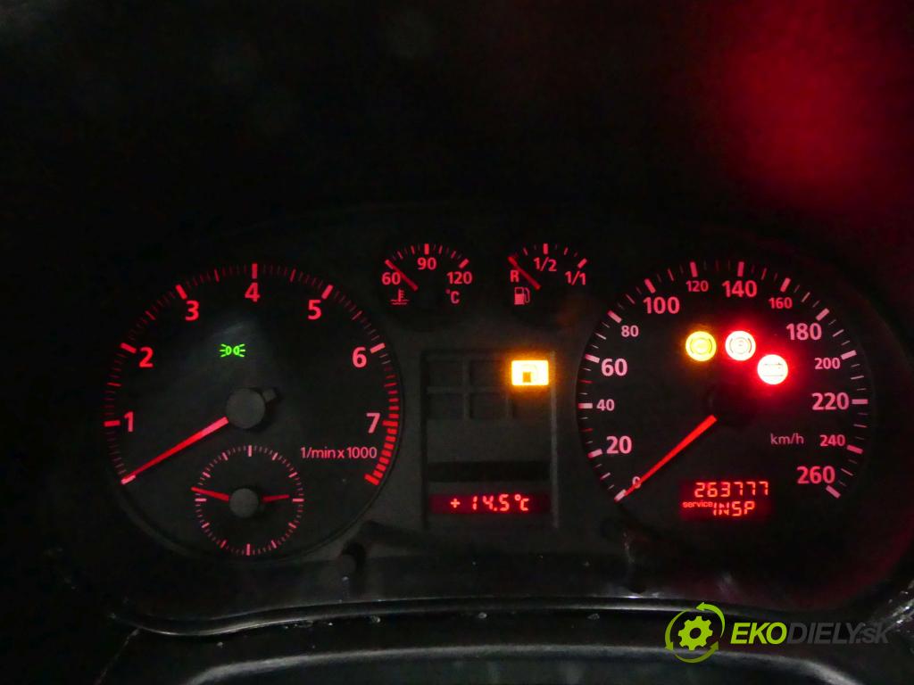 Audi A3 8L 1996-2003 1.6 SR 101 HP manual 74 kW 1595 cm3 3- prístrojovka/ budíky 8L0919860AX (Prístrojové dosky, displeje)
