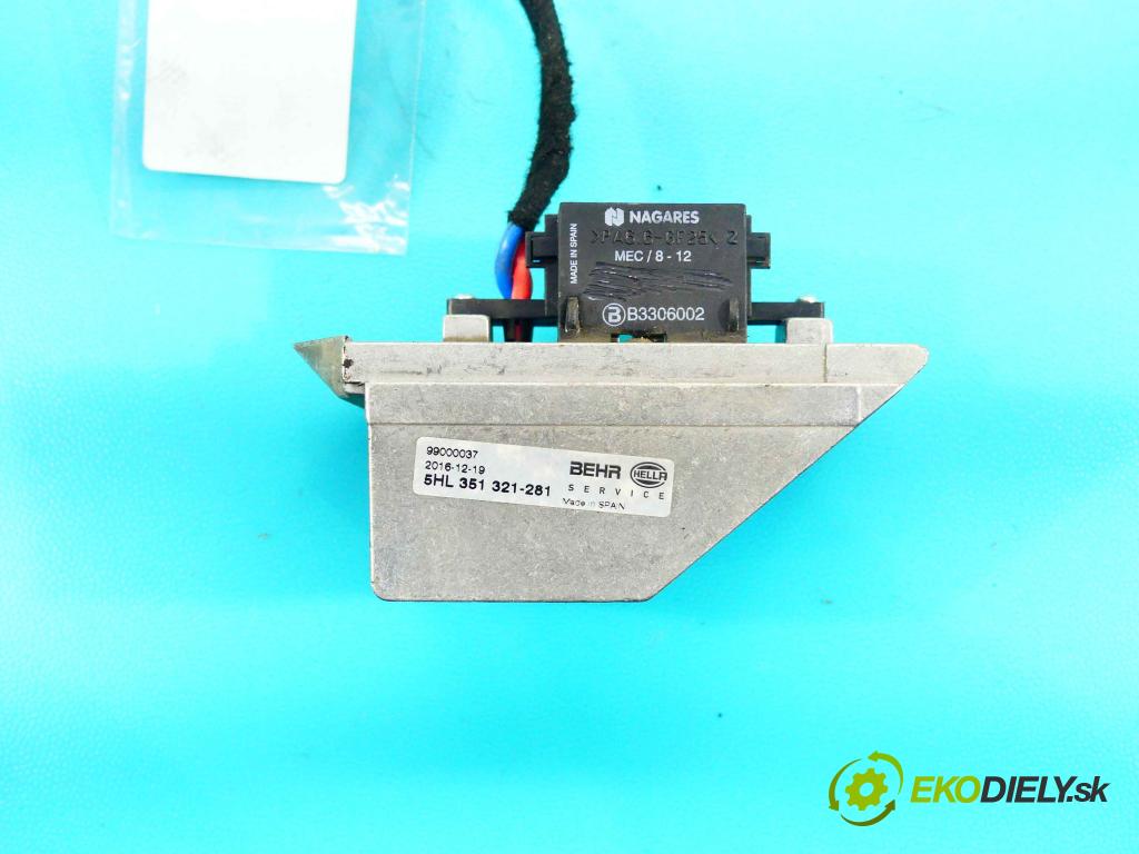 Seat Ibiza III 6L 2002-2008 1.4 16v 75 HP manual 55 kW 1390 cm3 5- rezistor 5HL351321281