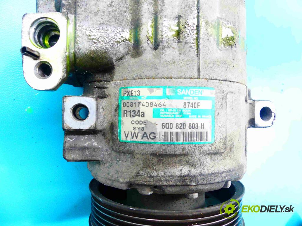 Seat Ibiza III 6L 2002-2008 1.4 16v 75 hp manual 55 kW 1390 cm3 5- čerpadlo klíma 6Q0820803H