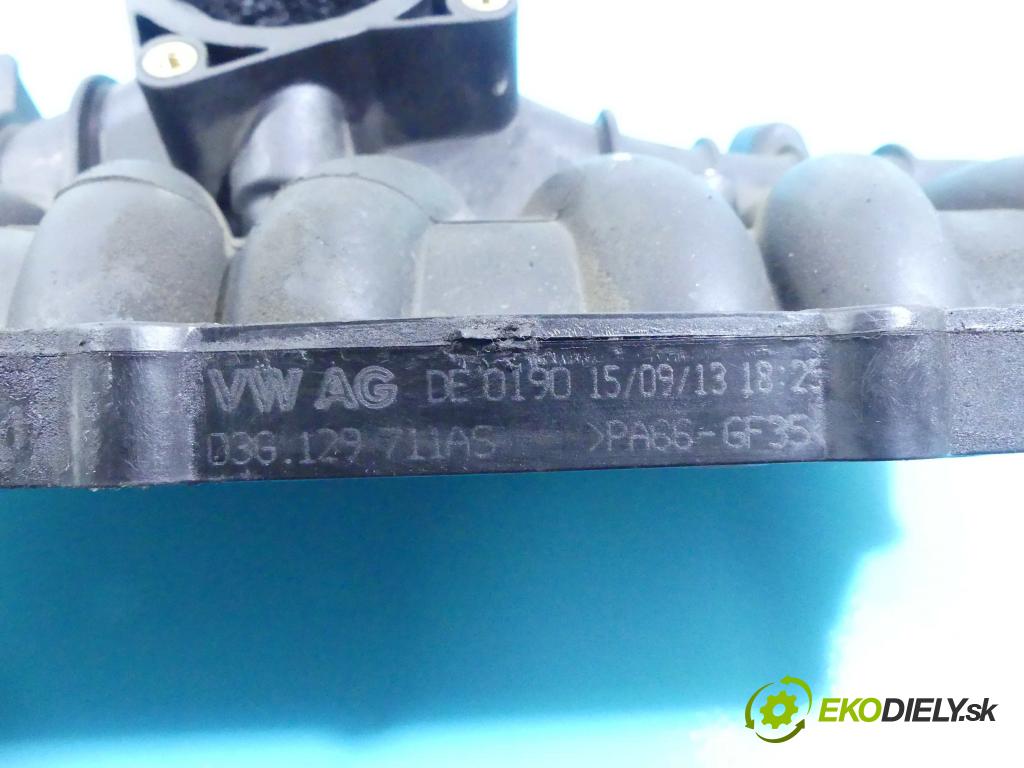 Vw Passat B6 2005-2010 2.0 tdi 170 HP manual 125 kW 1968 cm3 5- zvod nasávací 03G129711AS (Sacie potrubia)