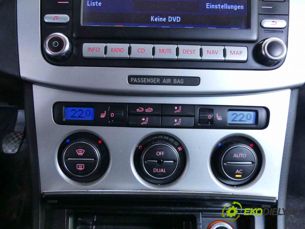 Vw Passat B6 2005-2010 2.0 tdi 170 hp manual 125 kW 1968 cm3 5- palubní deska panel topení