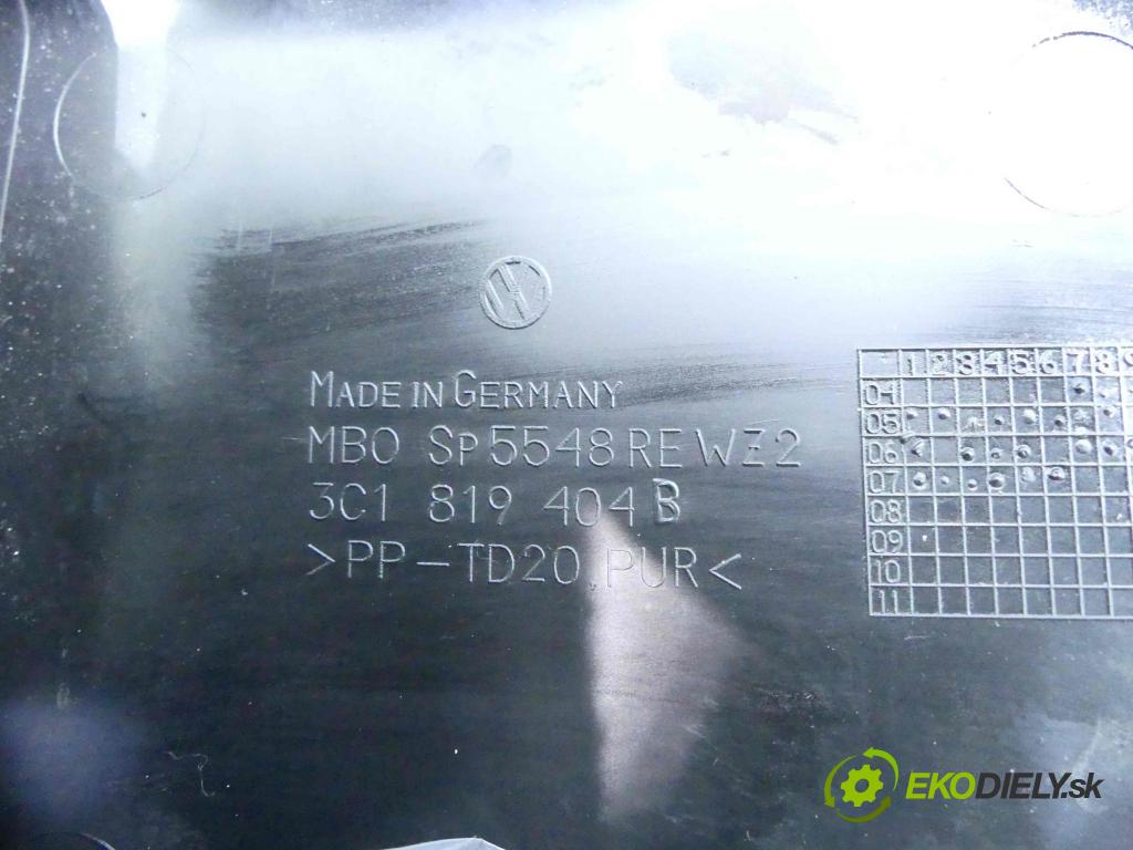 Vw Passat B6 2005-2010 2.0 tdi 170 HP manual 125 kW 1968 cm3 5- torpédo 3C1819404B (Torpéda)