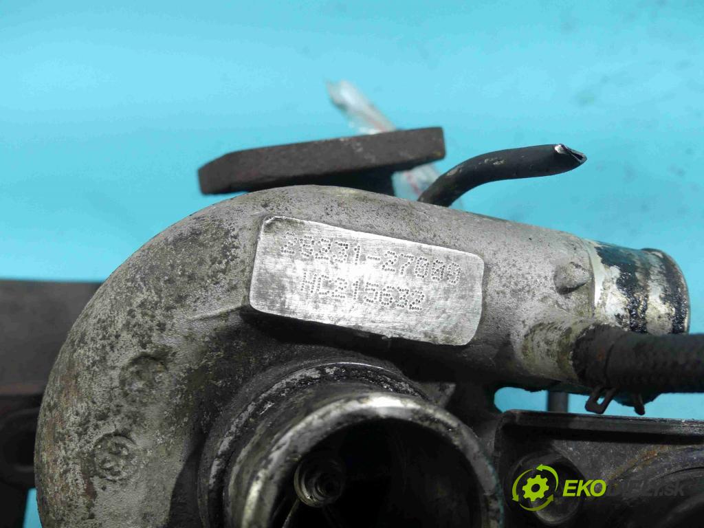 Kia Carens II 2002-2006 2.0 crdi 113 HP manual 83 kW 1991 cm3 5- turbodúchadlo, turbo 28231-27000 (Turbodúchadlá (kompletné))