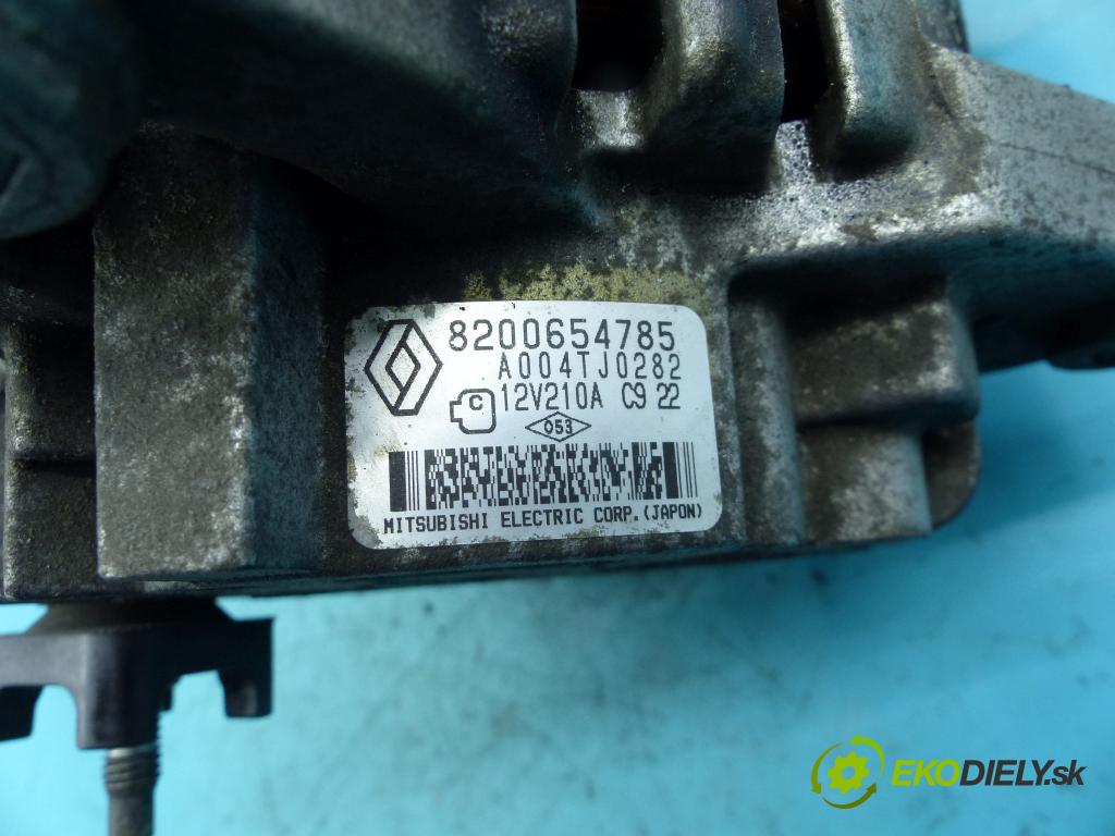Renault Laguna III 2007-2015 2.0 dci 150 HP automatic 110 kW 1995 cm3 5- Alternator 8200654785 (Alternátory)
