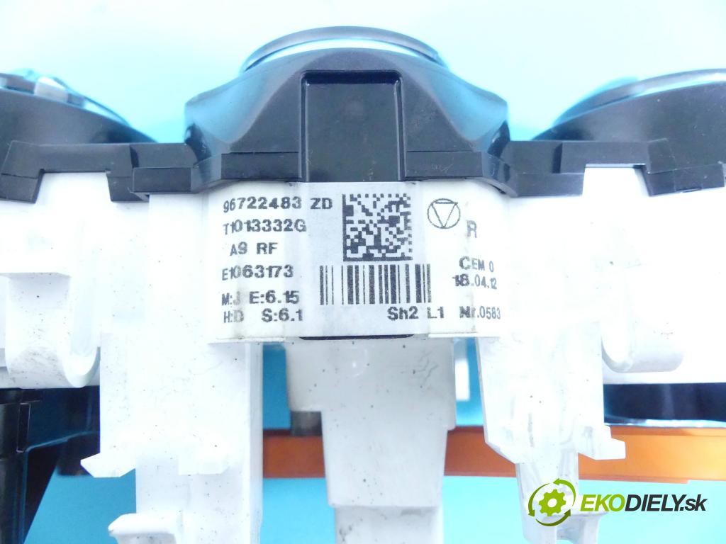 Peugeot 208 I 2012-2019 1.4 16v 95 HP manual 70 kW 1397 cm3 5- panel kúrenia 96722483ZD