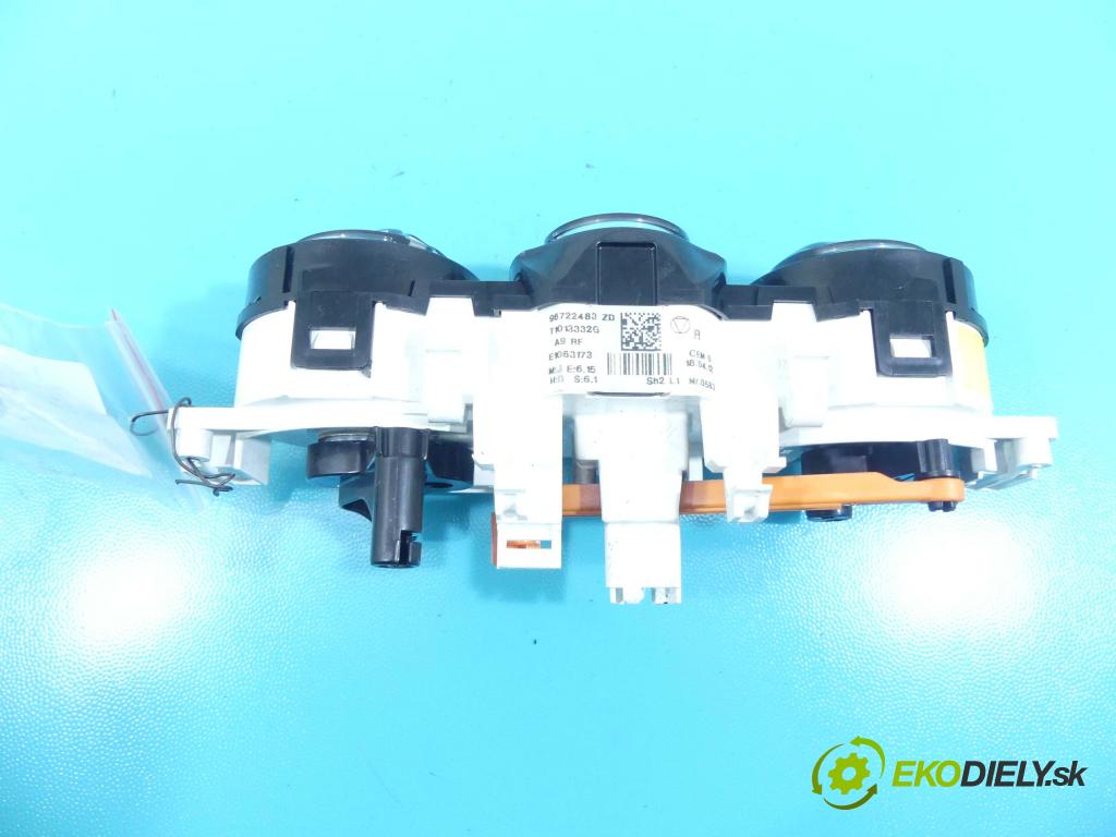 Peugeot 208 I 2012-2019 1.4 16v 95 HP manual 70 kW 1397 cm3 5- panel kúrenia 96722483ZD