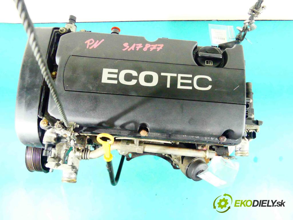 Opel Meriva B 2010-2017 1.4 T 120 hp manual 88 kW 1364 cm3 5- motor benzín F16D4