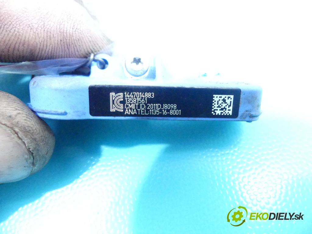 Opel Meriva B 2010-2017 1.4 T 120 hp manual 88 kW 1364 cm3 5- snímač tlaku 13581561 (Snímače tlaku)