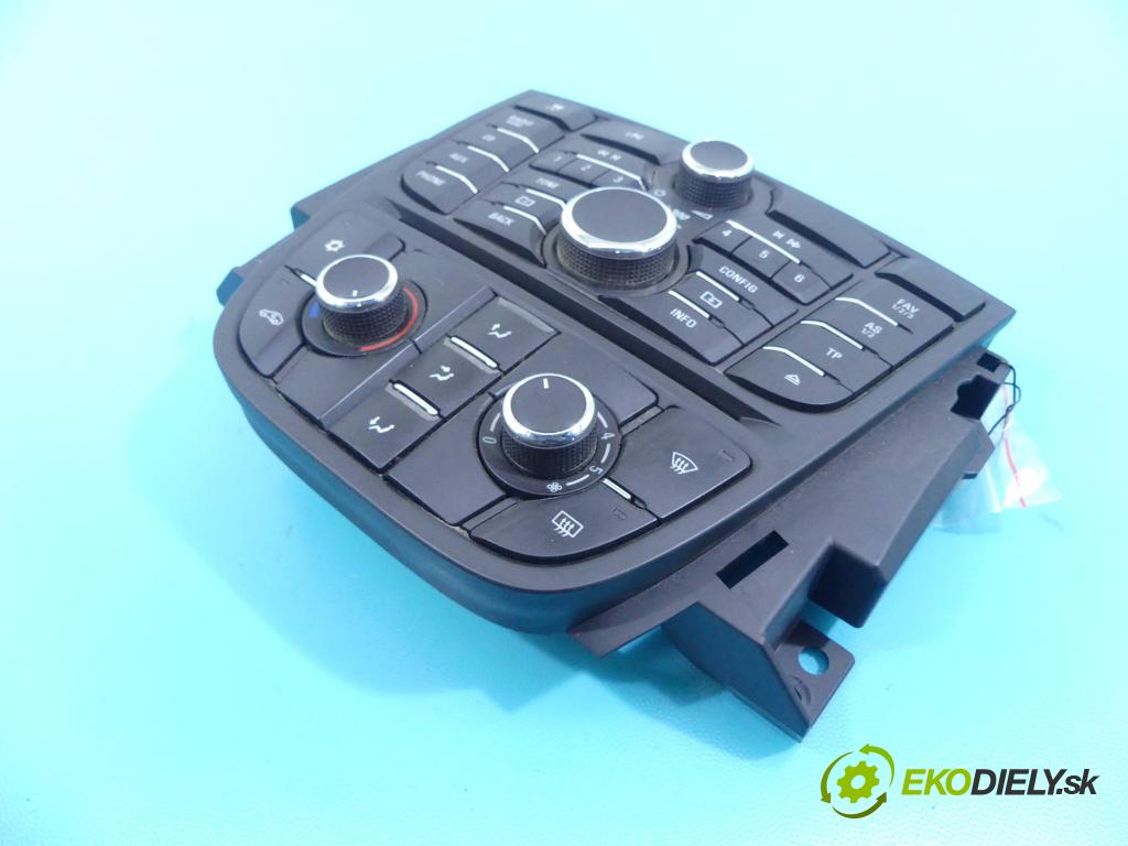 Opel Meriva B 2010-2017 1.4 T 120 hp manual 88 kW 1364 cm3 5- palubní deska panel topení 13435154