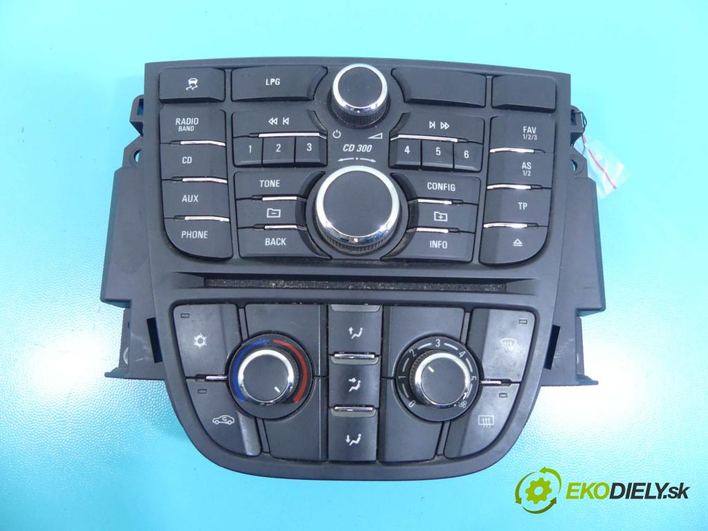 Opel Meriva B 2010-2017 1.4 T 120 hp manual 88 kW 1364 cm3 5- palubní deska panel topení 13435154